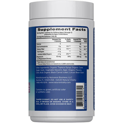 CALM Gummies Raspberry-Lemon Flavor, 240 Tasty Gummies